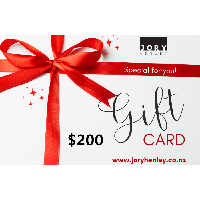 Jory Henley 200 NZD Digital Gift Card Email Delivery