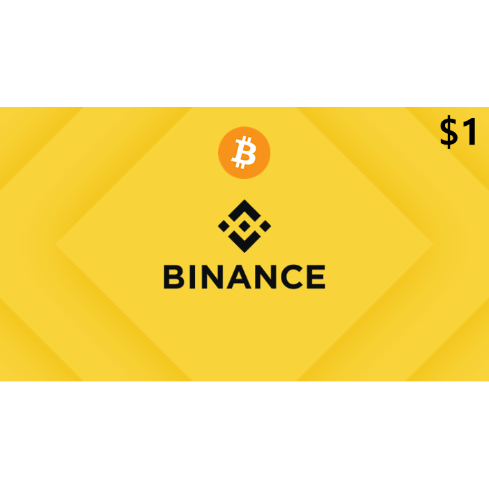 Binance 1 USD BTC Gift Card Digital Gift Card Email Delivery