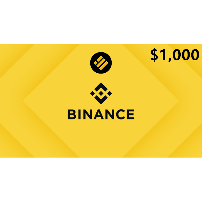 Binance 1000 BUSD Gift Card Digital Gift Card Email Delivery