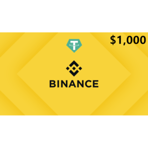 Binance $1000 USDT Gift Card Digital Gift Card (Email Delivery)