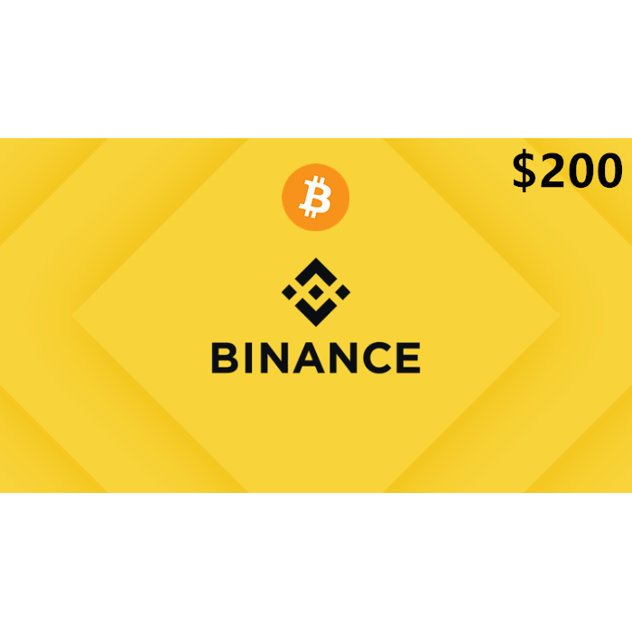 Binance 200 USD BTC Gift Card Digital Gift Card Email Delivery