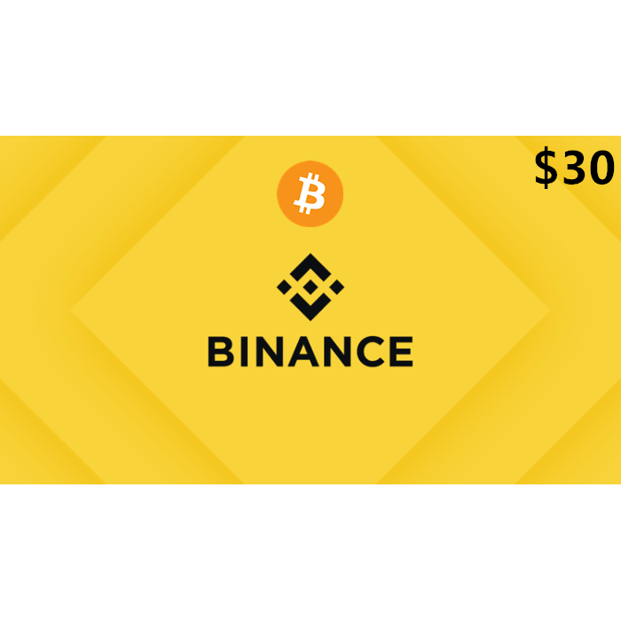 Binance 30 USD BTC Gift Card Digital Gift Card Email Delivery