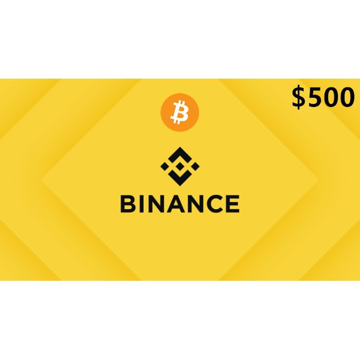 Binance 500 USD BTC Gift Card Digital Gift Card Email Delivery