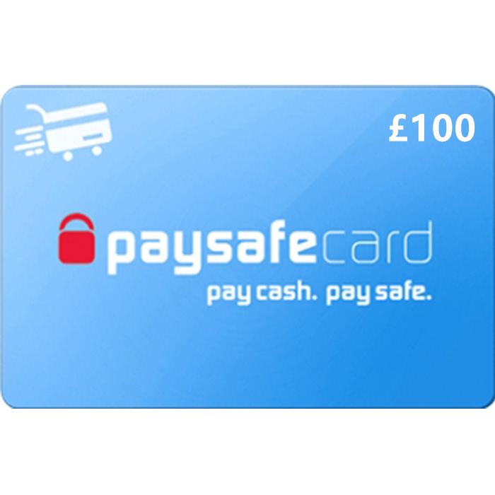 Paysafecard 100 GBP Digital Prepaid Gift Cards Email Delivery