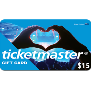 Ticketmaster Gift Card 15 NZD Digital Gift Cards Email Delivery