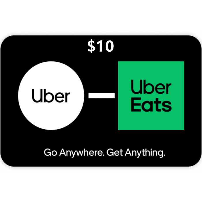 Uber Gift Card 10 NZD Digital Gift Cards Email Delivery